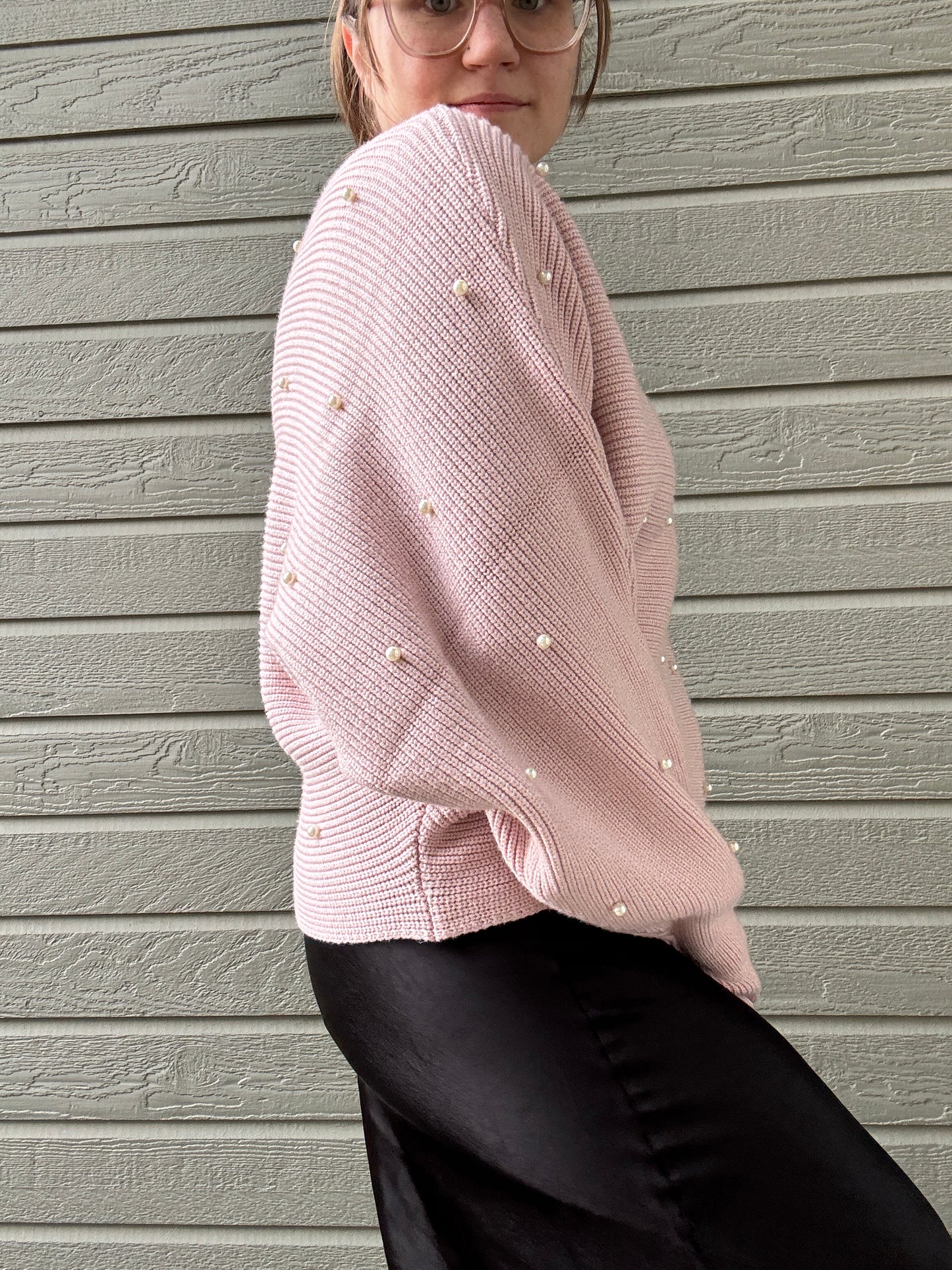 Pearly Pink Sweater