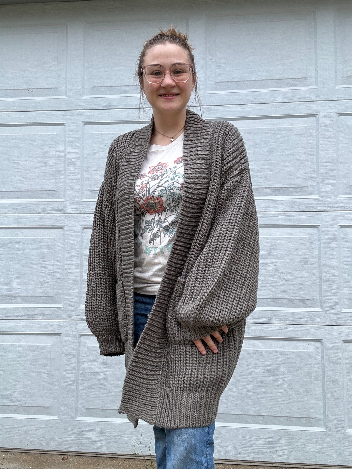 Cozy Book Reading Cardigan