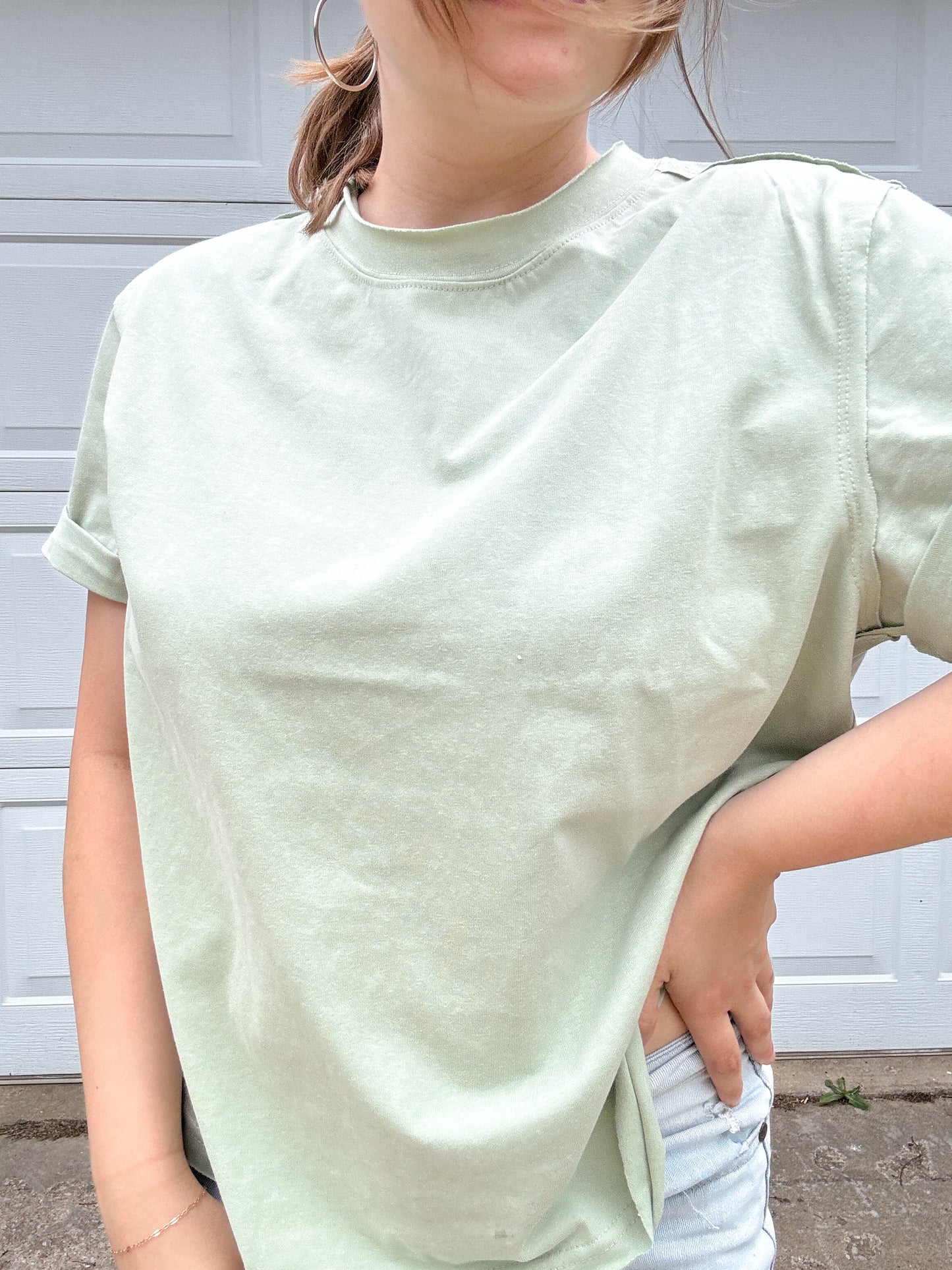 Sage Baby Tee